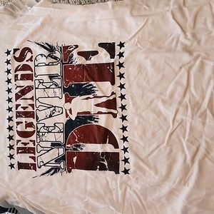 Grunt Style women's XXL tshirt White Legends Never Die